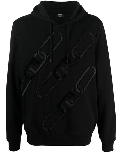 black fendi hoodie|farfetch fendi hoodie.